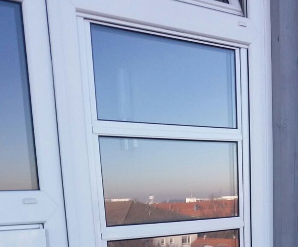 Segmentiertes Fenster zum Rauchabzug
